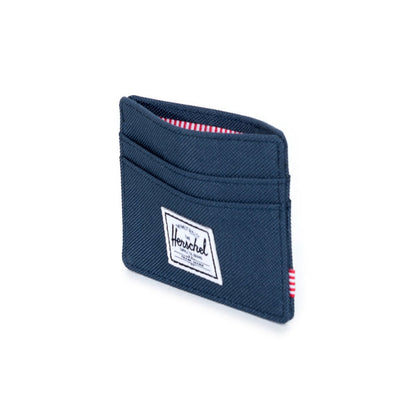 Herschel Charlie Wallet in Navy - detail view