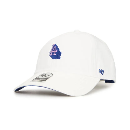 47 Brand Los Angeles Dodgers Chop Shop Clean Up Cap - White - side view