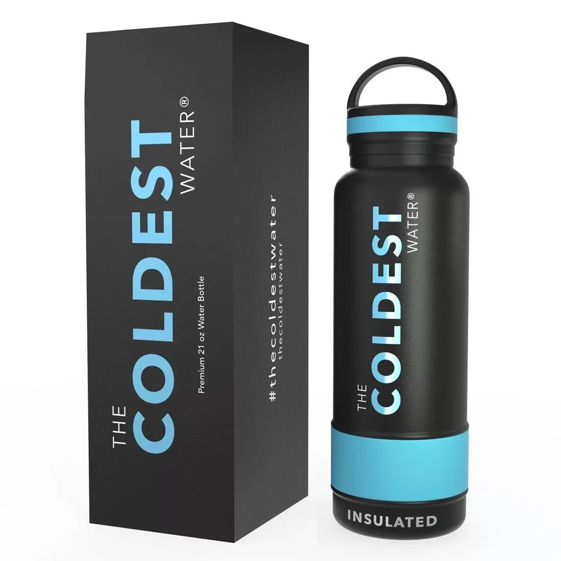 The Coldest Water - Straw Sports Bottle - 621ml - 21 OZ