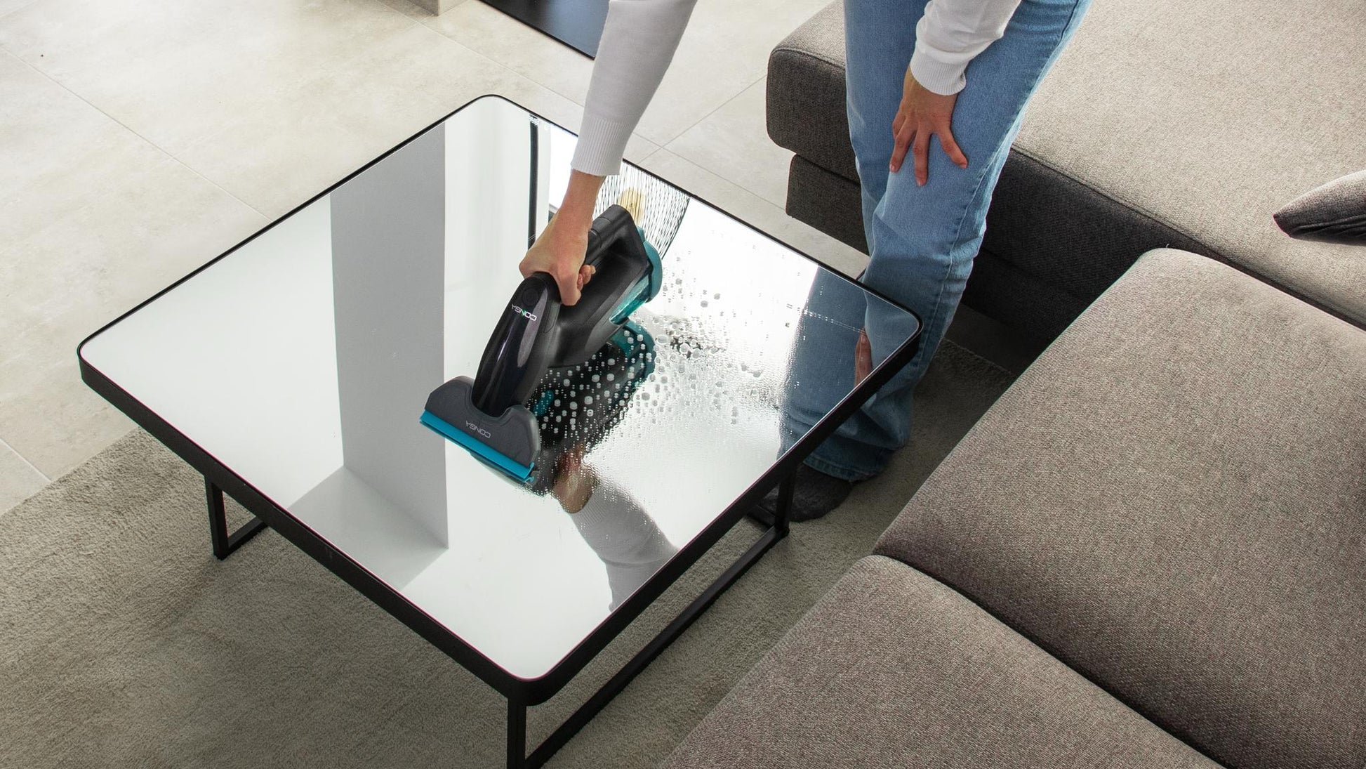 Cecotec Conga Popstar Glass Titanium window vacuum