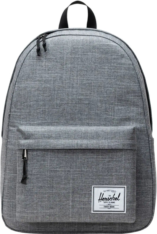 Herschel Classic XL Backpack in Raven Crosshatch, 26L, secondary product shot — BambiniJO Jordan