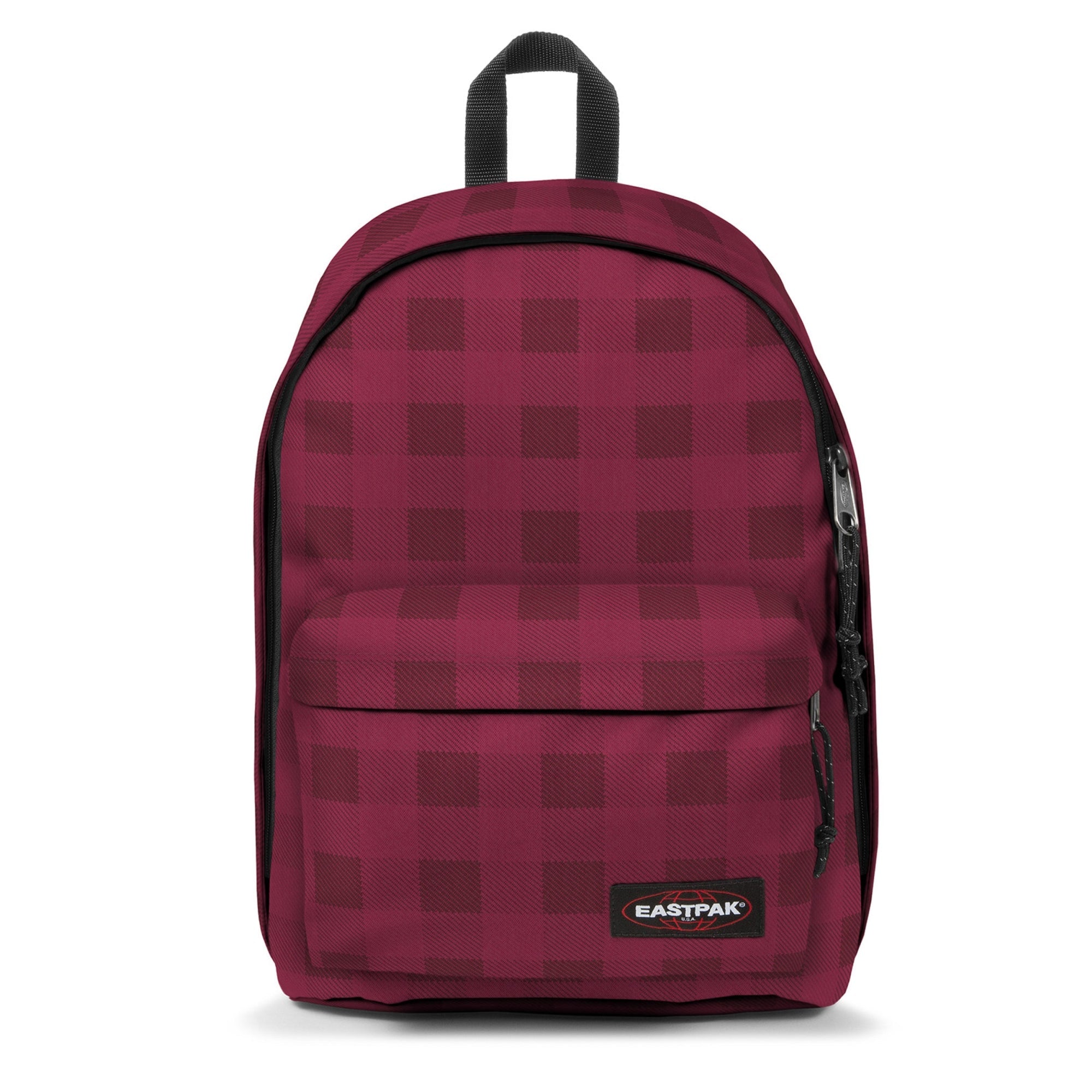 Eastpak Out of Office Backpack 27L Checker Burgundy