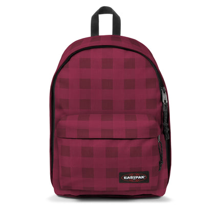 Eastpak Out of Office Backpack 27L Checker Burgundy
