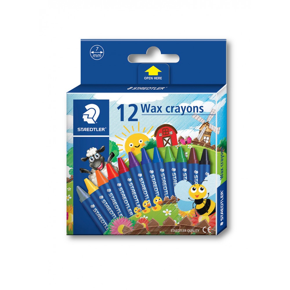 Staedtler Noris Club wax crayons pack of 12