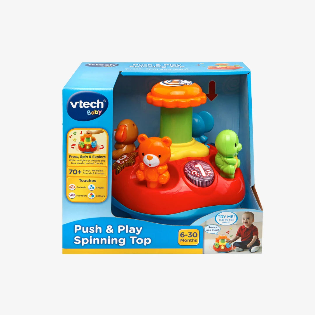 VTech Push & Play Spinning Top