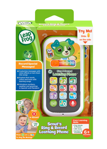 LeapFrog Scout's Ring & Record Learning Phone
