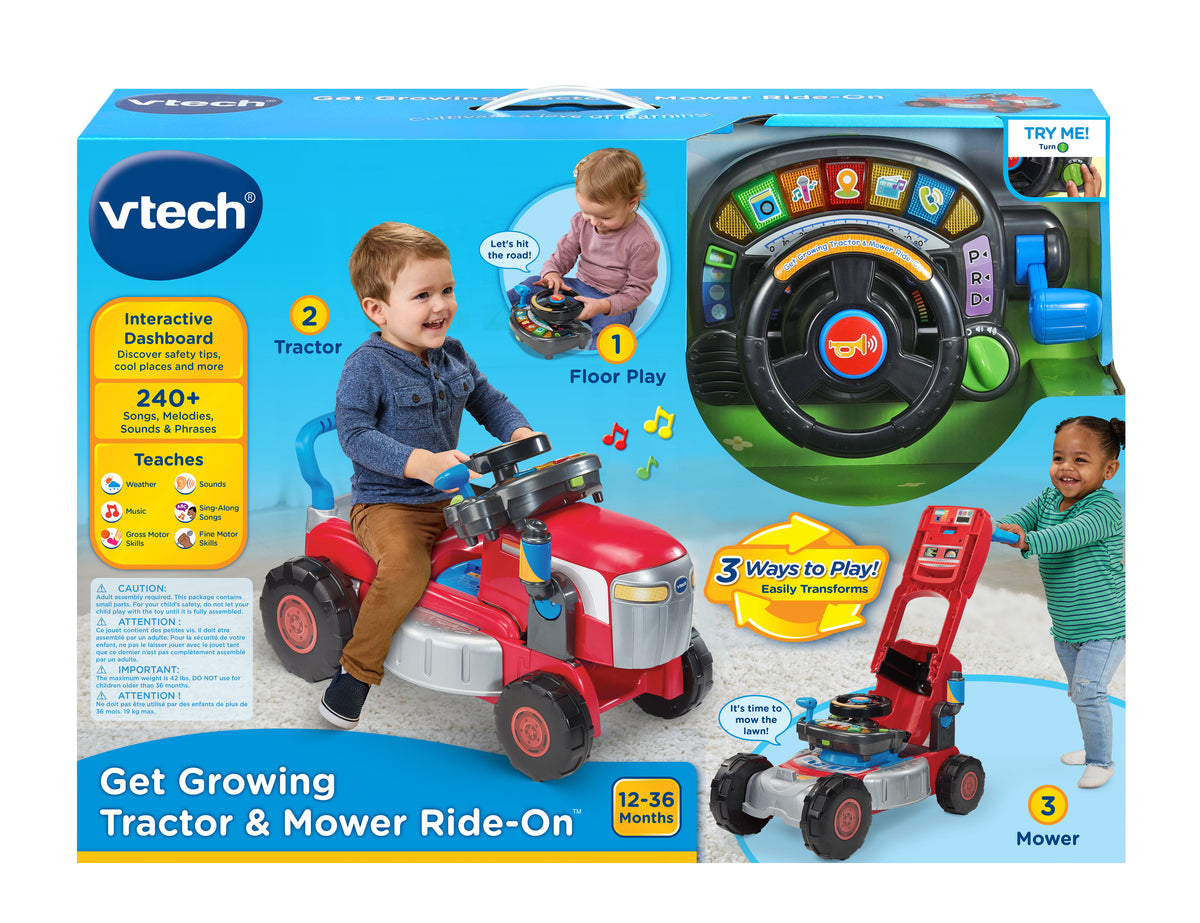 VTech 3-in-1 Mow & Grow Tractor — BambiniJO Jordan