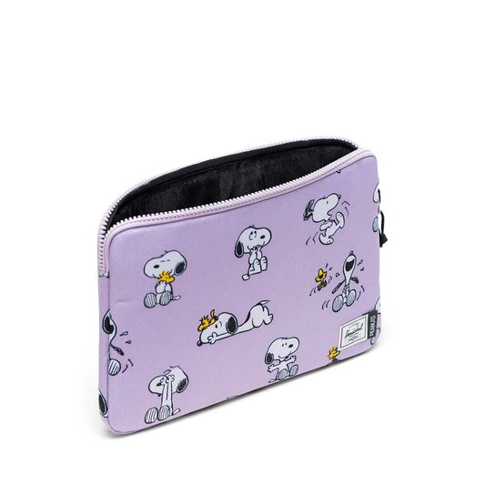 Herschel Anchor Laptop Sleeve Snoopy and Woodstock Pastel 14-Inch - back — BambiniJO Jordan