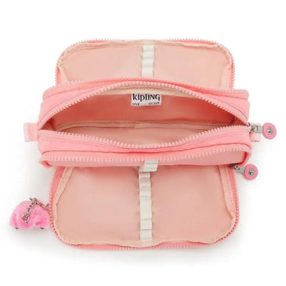 Kipling GITROY Pencil Case Coral Sea - Large, detail view
