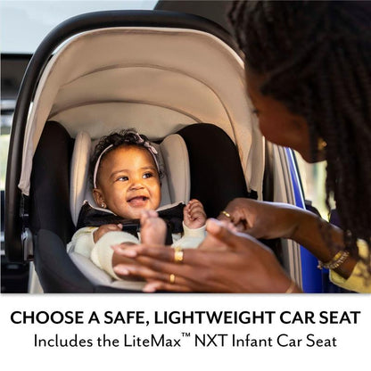 Evenflo - Pivot NXT Travel System with LiteMax NXT Infant Car Seat | Latte Tan