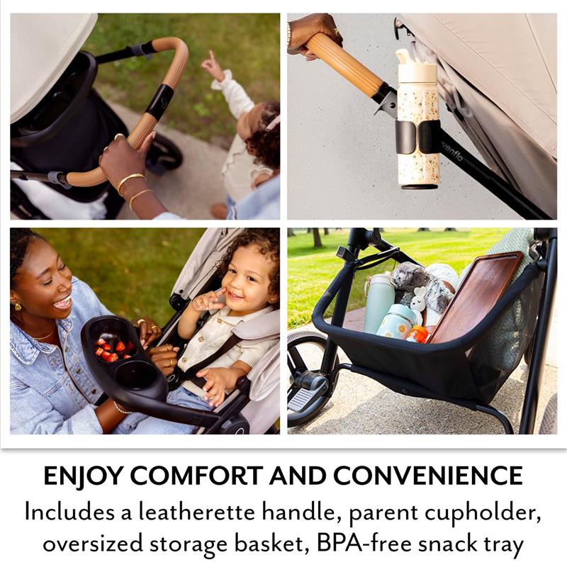 Evenflo - Pivot NXT Travel System with LiteMax NXT Infant Car Seat | Latte Tan