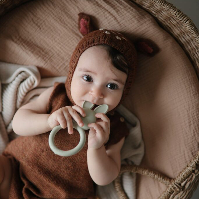 MUSHIE - Silicone Bunny Teether