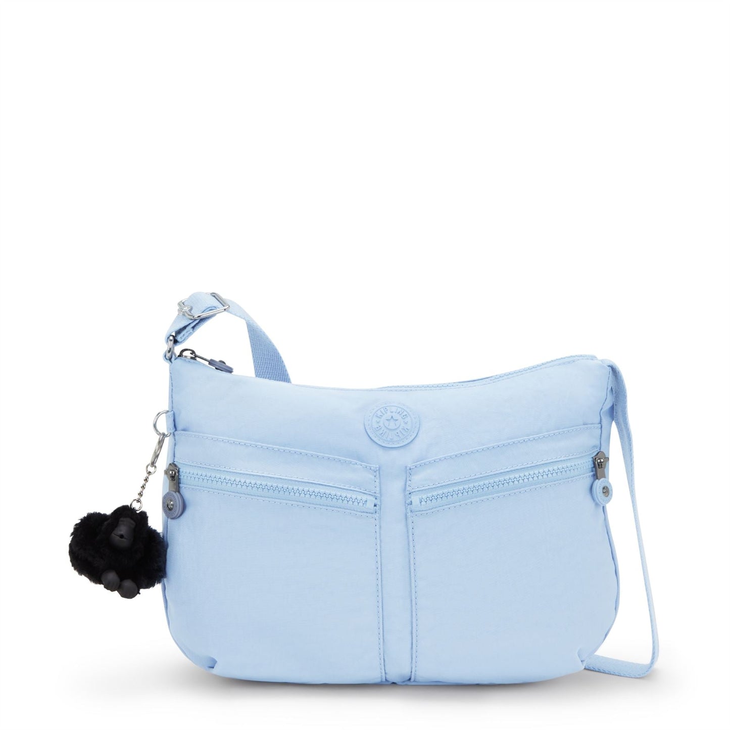 Kipling IZELLAH Crossbody Bag Cloudy Sky Blue Medium - front view