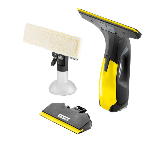 Kärcher - Window Vac with Brush & 2 Squeegee Blades | WV 2 Black