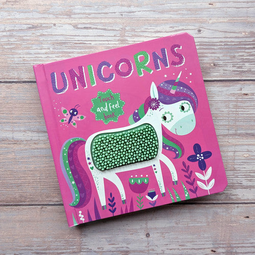 Touch and Feel Silicon Board Book - Unicorns