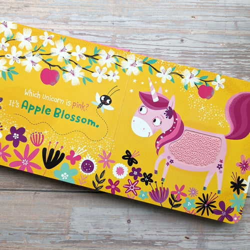 Touch and Feel Silicon Board Book - Unicorns Touch and Feel Silicon Board Book - Unicorns