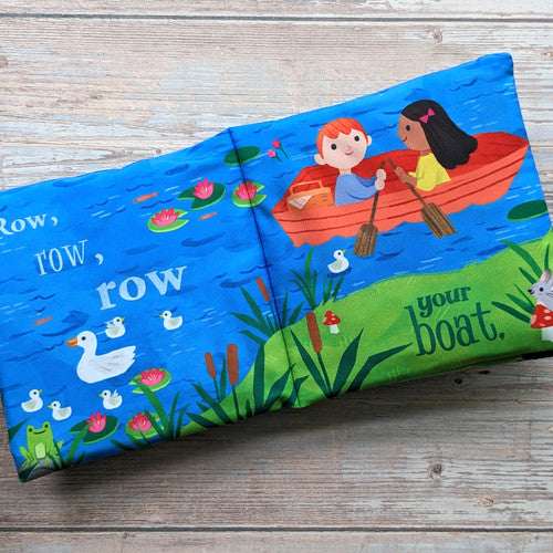 Crinkle Cloth Book - Row Row Row your Boat Crinkle Cloth Book - Row Row Row your Boat