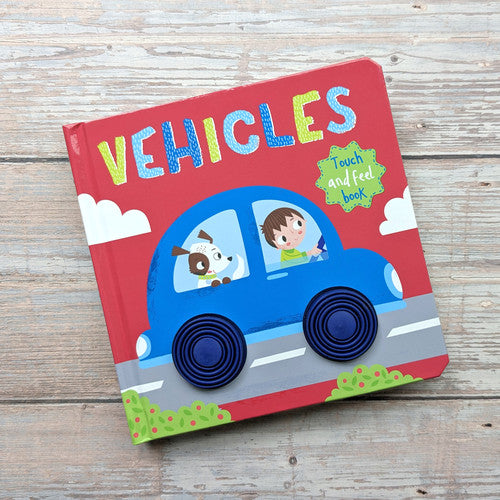 Touch and Feel Silicon Board Book - Vehicles
