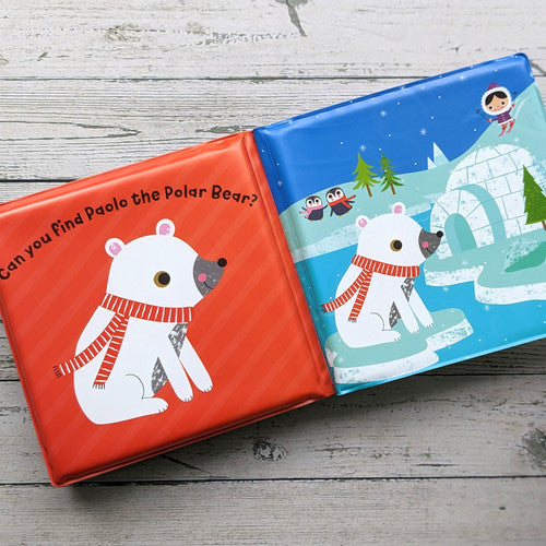 Bath Book In Box - Polar Bear
