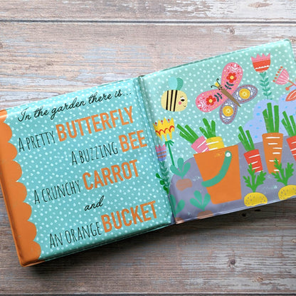 Bath Book In Box - First Words in the Garden