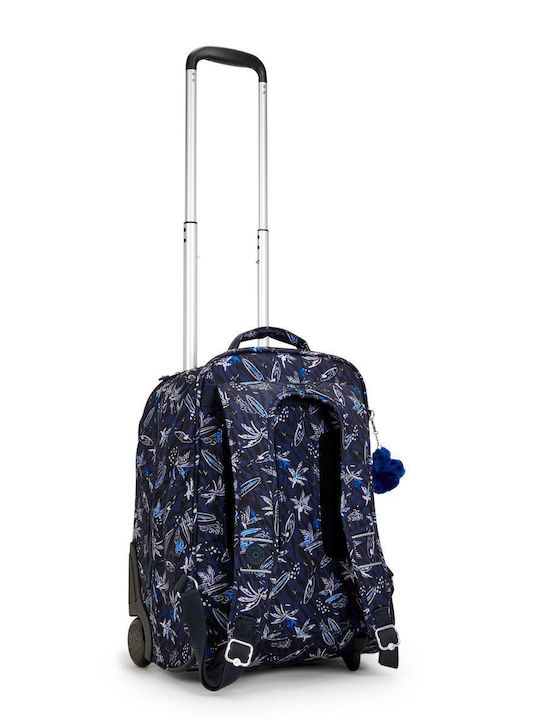 Kipling SARI Wheeled Backpack Surf Sea Print - detail view