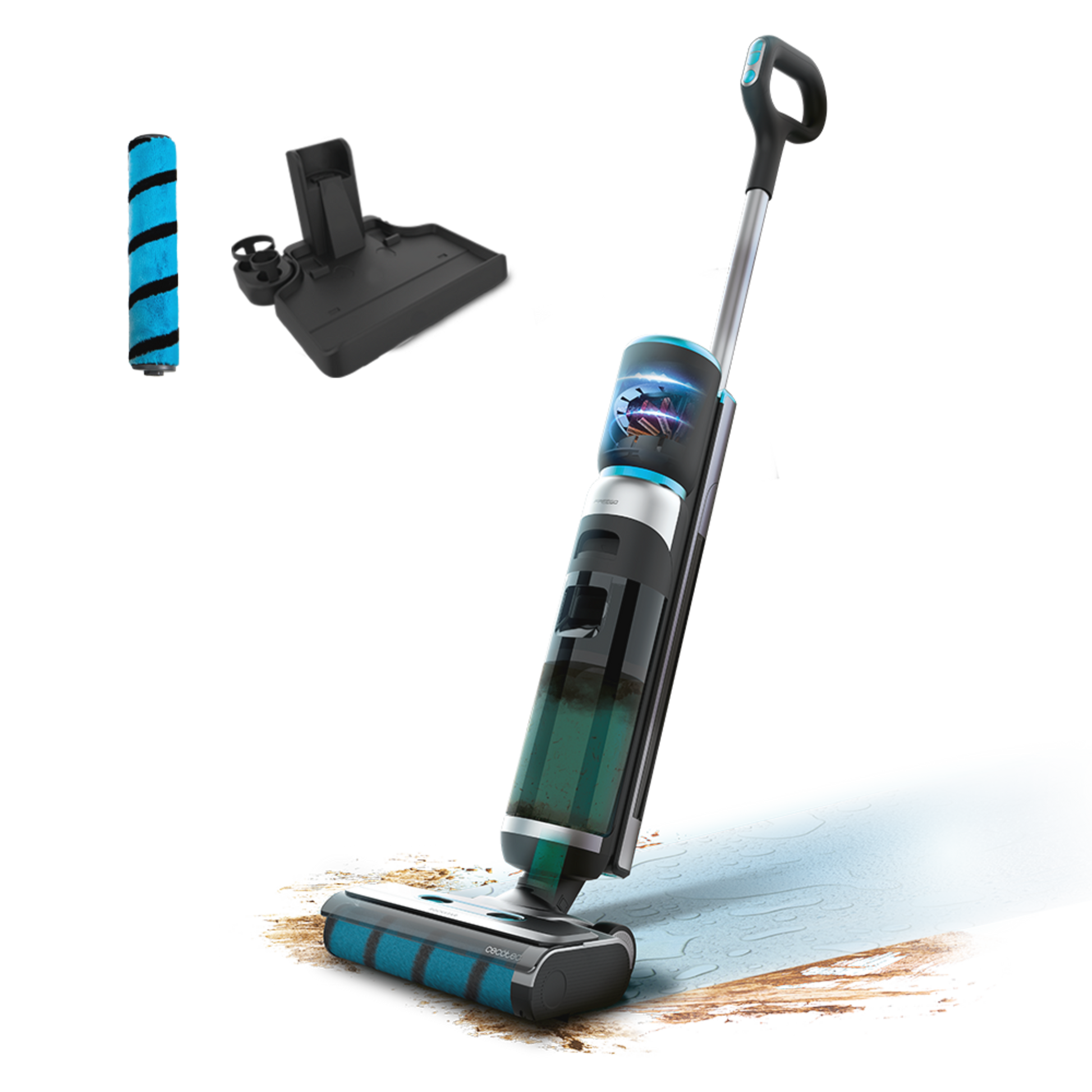 Cecotec FreeGo Wash&Vacuum side view