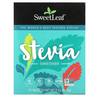 Stevia - Sweet Leaf Sweetener - 70 Count