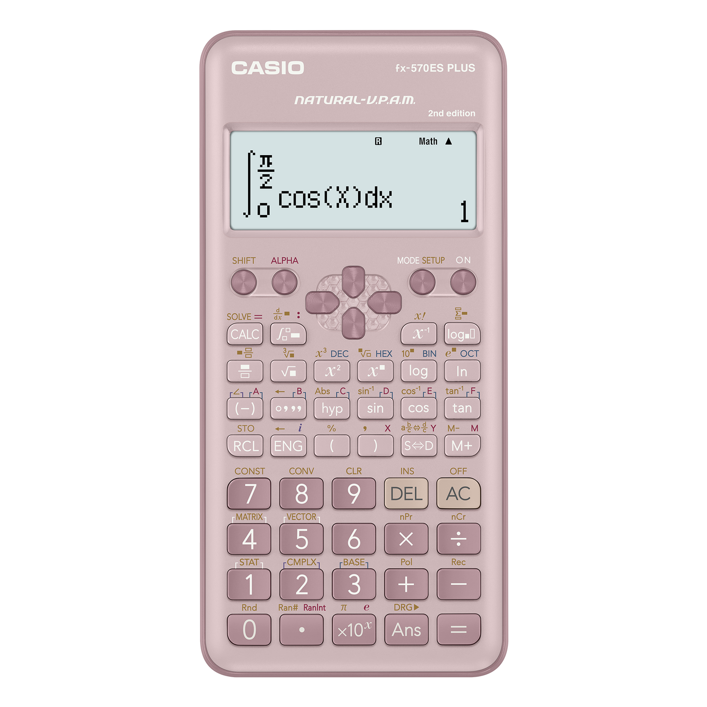 Casio fx-570ES PLUS Pink scientific calculator