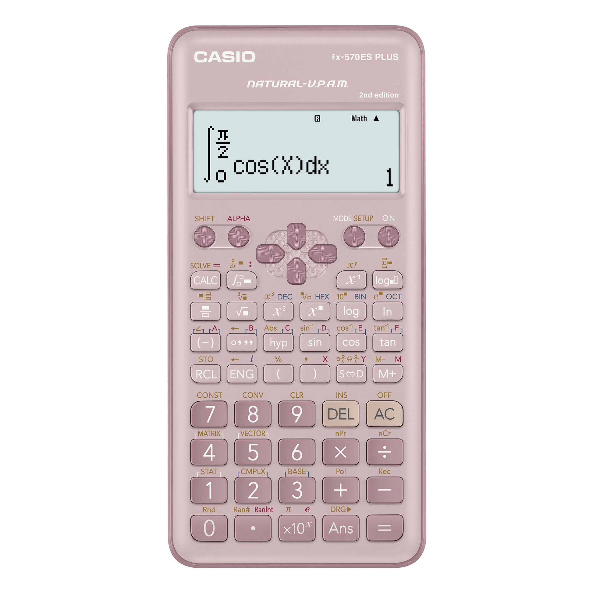 Casio fx-570ES PLUS Pink scientific calculator