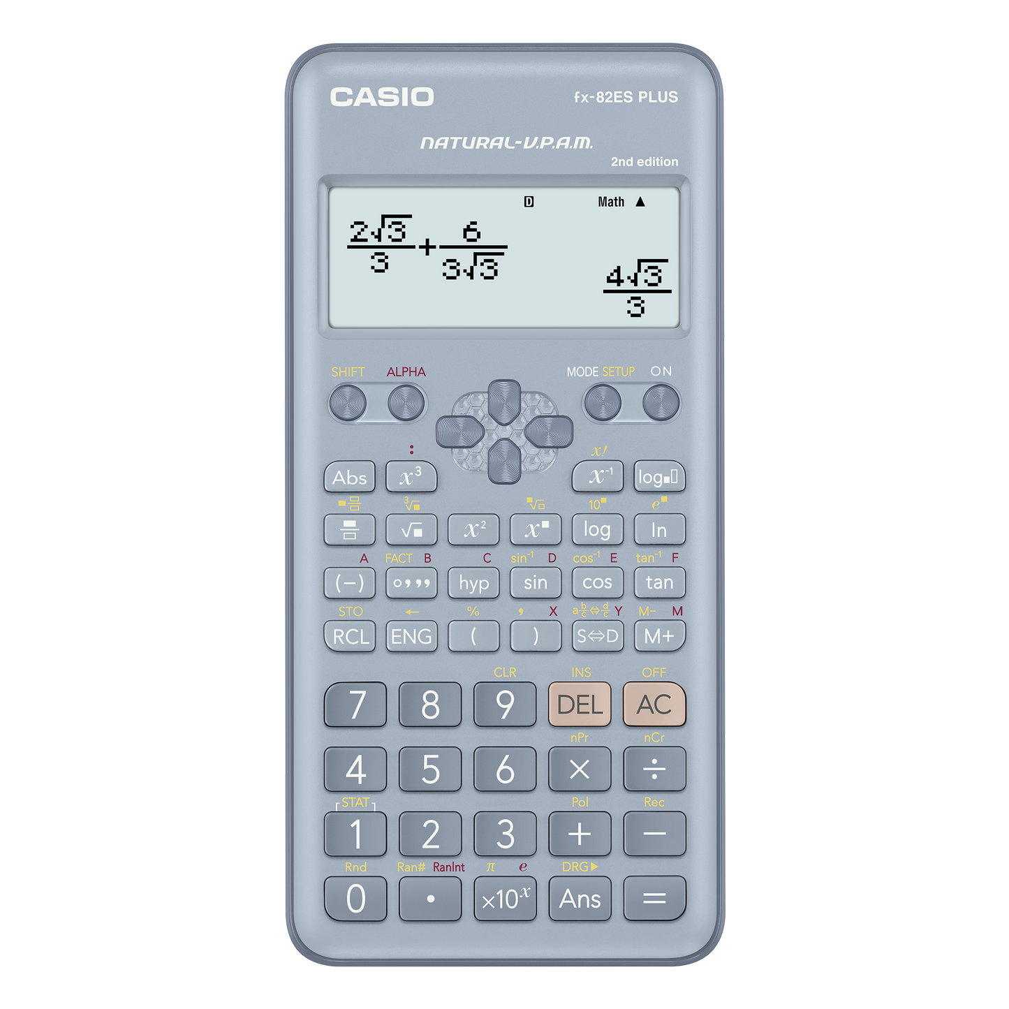 Casio fx-82ES PLUS Blue scientific calculator