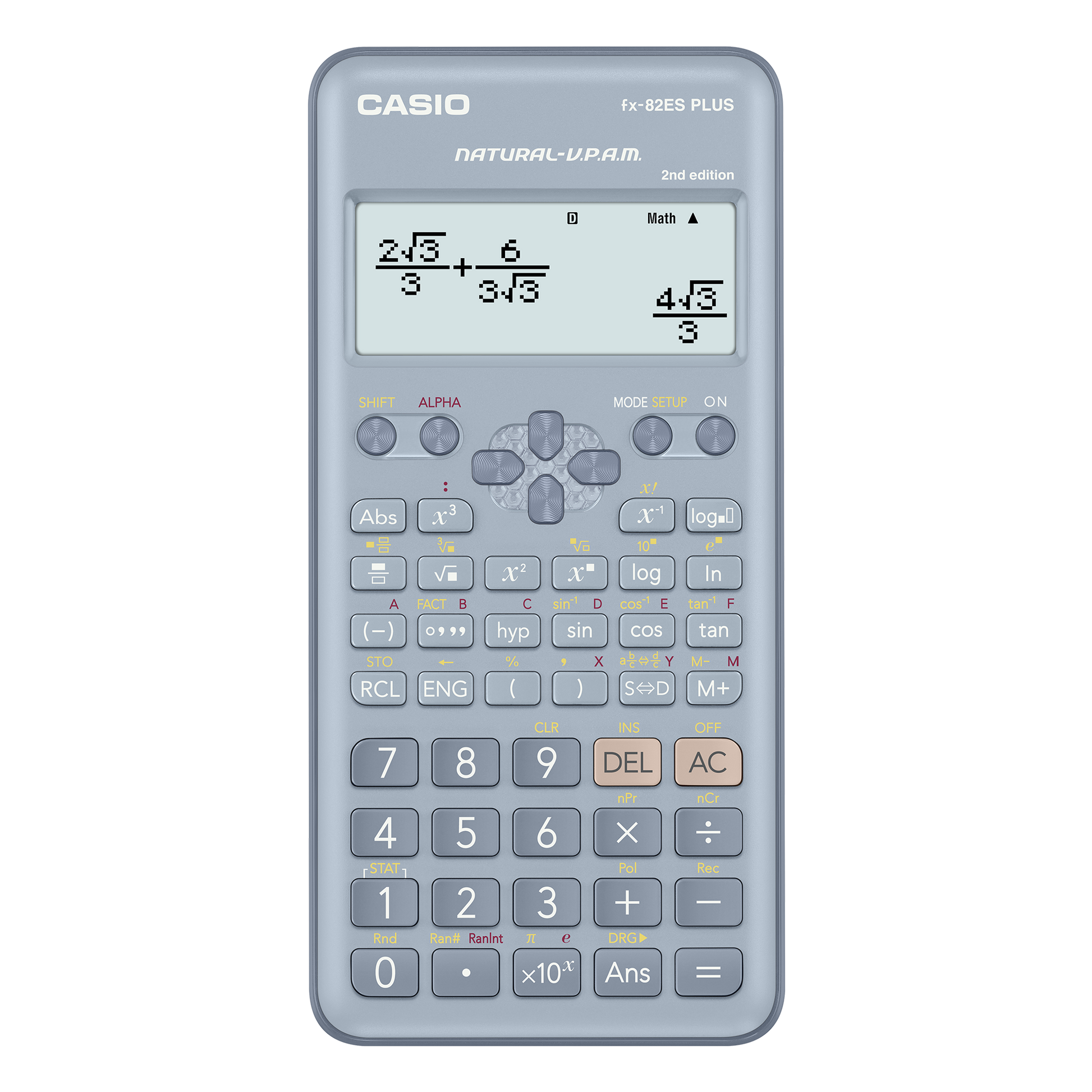 Casio fx-82ES PLUS Blue scientific calculator