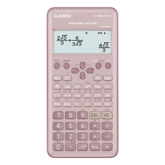 Casio fx-82ES PLUS Pink scientific calculator — BambiniJO Jordan