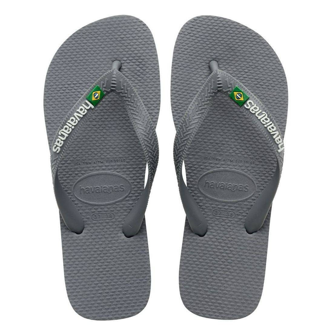 Havaianas - Brasil Logo Steel Grey Havaianas - Brasil Logo Steel Grey