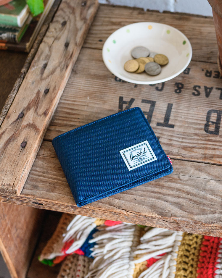 Herschel Roy RFID Wallet in Navy - hero shot