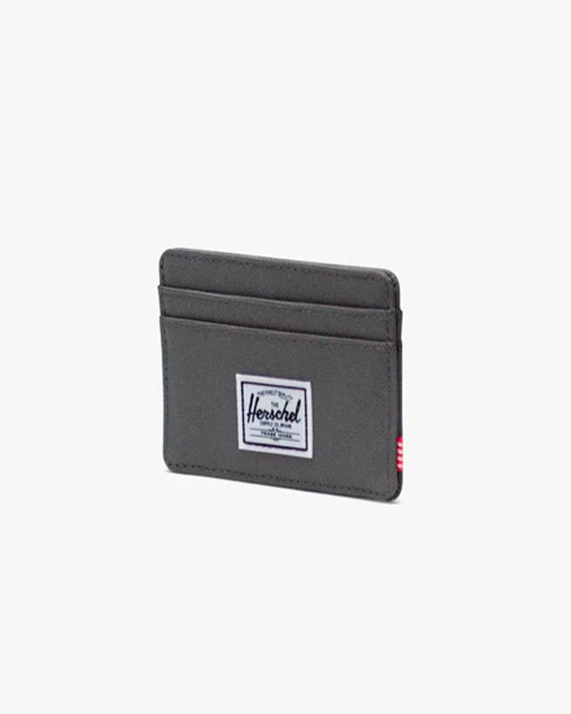 Herschel Charlie RFID Wallet in Gargoyle - angle view