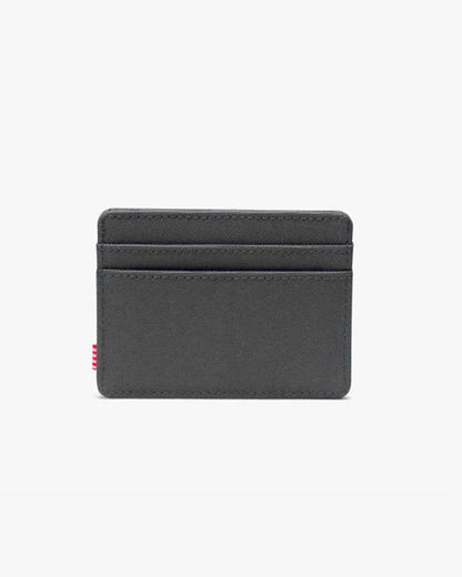 Herschel Charlie RFID Wallet in Gargoyle - detail view