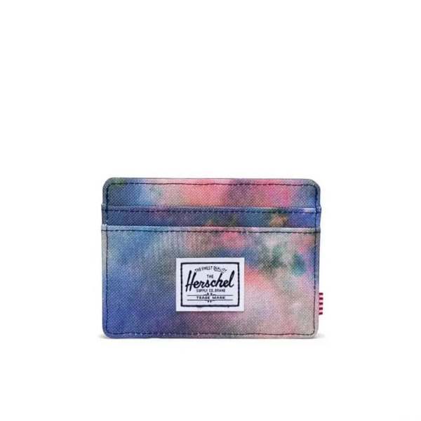 Herschel Charlie Cardholder in Mineral Burst - front view