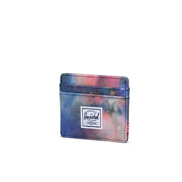 Herschel Charlie Cardholder in Mineral Burst - detail view