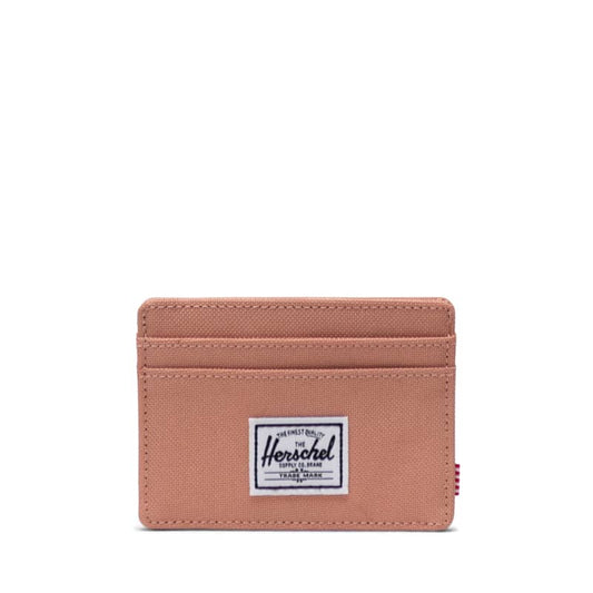 Herschel Charlie Cardholder in Cork, front view — BambiniJO Jordan