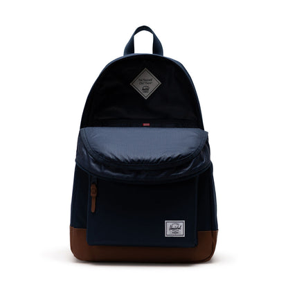 Herschel Heritage Backpack Navy/Tan 24L - detail view