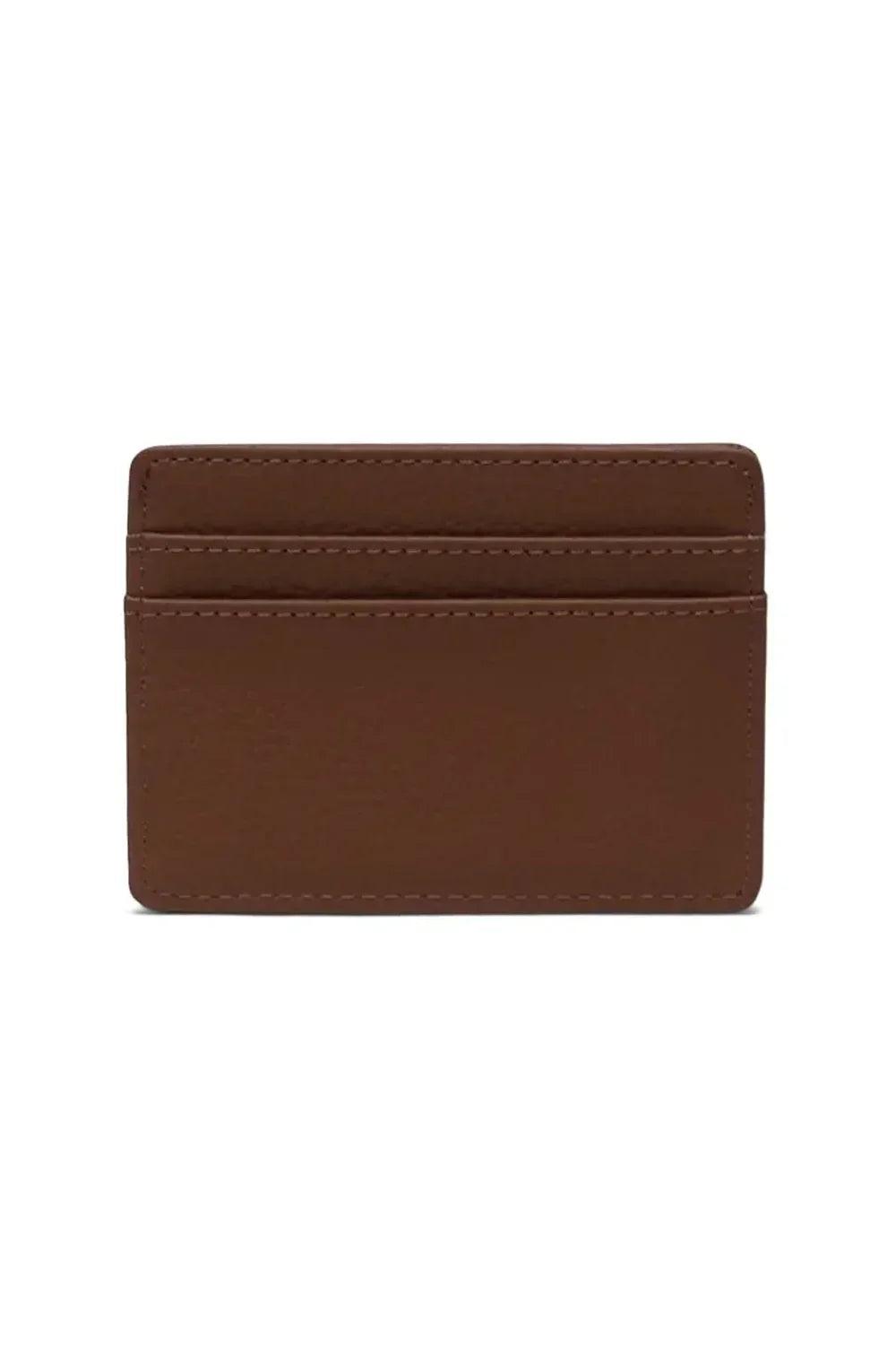 Herschel Charlie Cardholder Vegan Leather Saddle Brown - back view