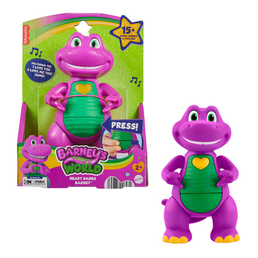 Fisher-Price Barney's World Heart Hands figure in packaging