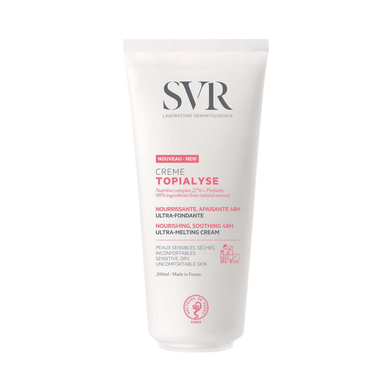 SVR - Topialyse Cream Nourishing Soothing 48H 200ml