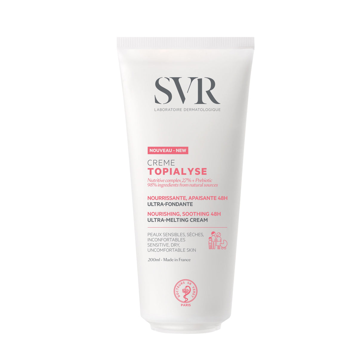 SVR - Topialyse Cream Nourishing Soothing 48H 200ml SVR - Topialyse Cream Nourishing Soothing 48H 200ml