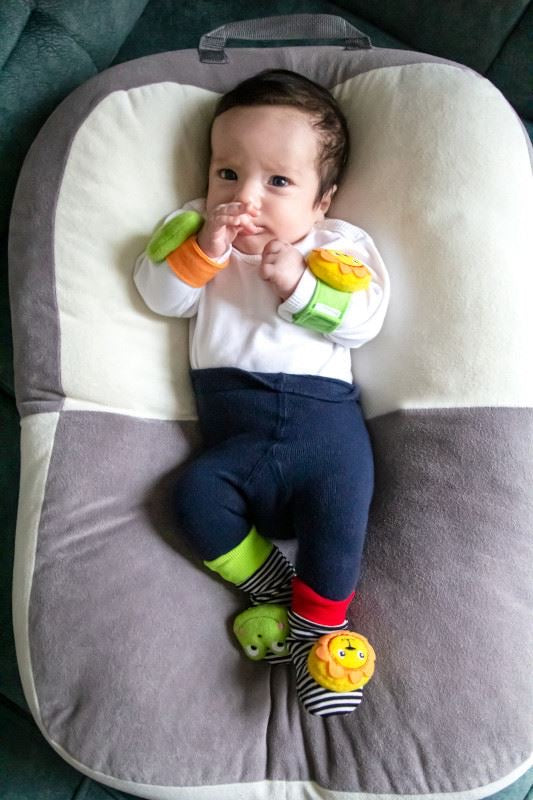 BabyJem - Wrist Rattle & Baby Socks Lion & Frog BabyJem - Wrist Rattle & Baby Socks Lion & Frog