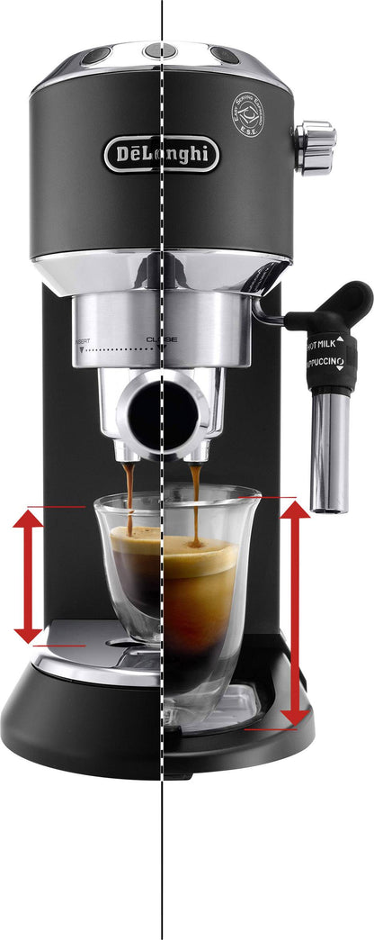 De'Longhi - DEDICA Pump Espresso Maker Black | EC685.BK