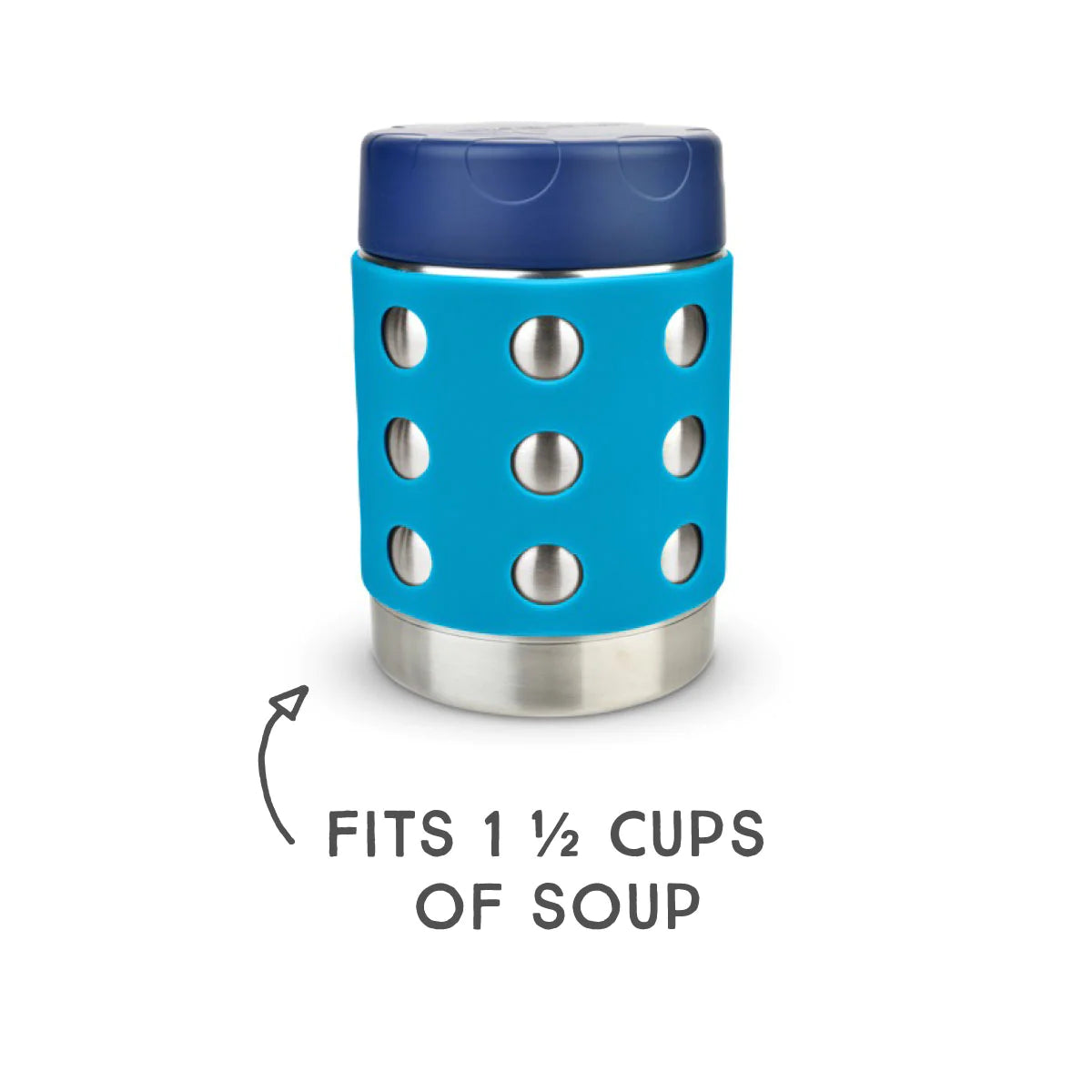 LunchBots - Thermal Cup | Stainless Steel | Aqua | 350ml LunchBots - Thermal Cup | Stainless Steel | Aqua | 350ml