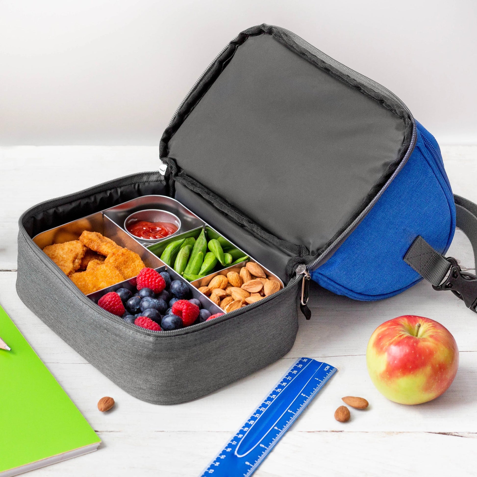 LunchBots - Duplex Bag - Blue LunchBots - Duplex Bag - Blue