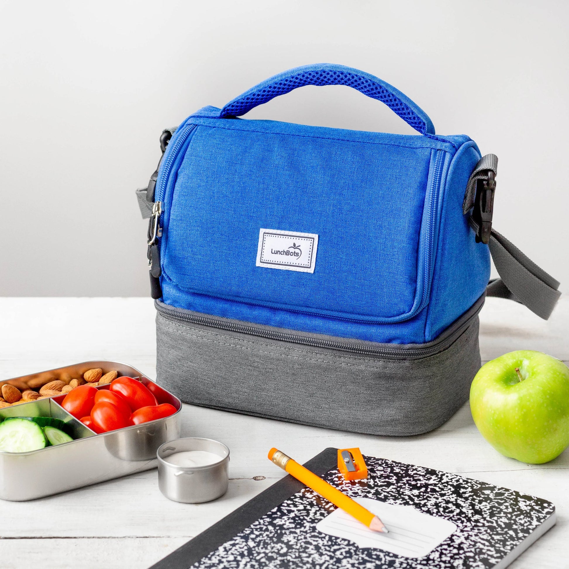 LunchBots - Duplex Bag - Blue LunchBots - Duplex Bag - Blue