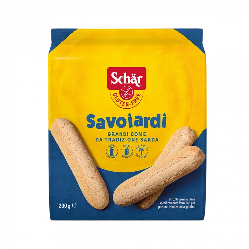 Dr. Schär - بسكويت سافوياردي الإسفنجي | 200 غرام Dr. Schär - بسكويت سافوياردي الإسفنجي | 200 غرام